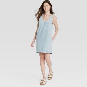 Women's Denim Tank Mini Dress - Universal Thread